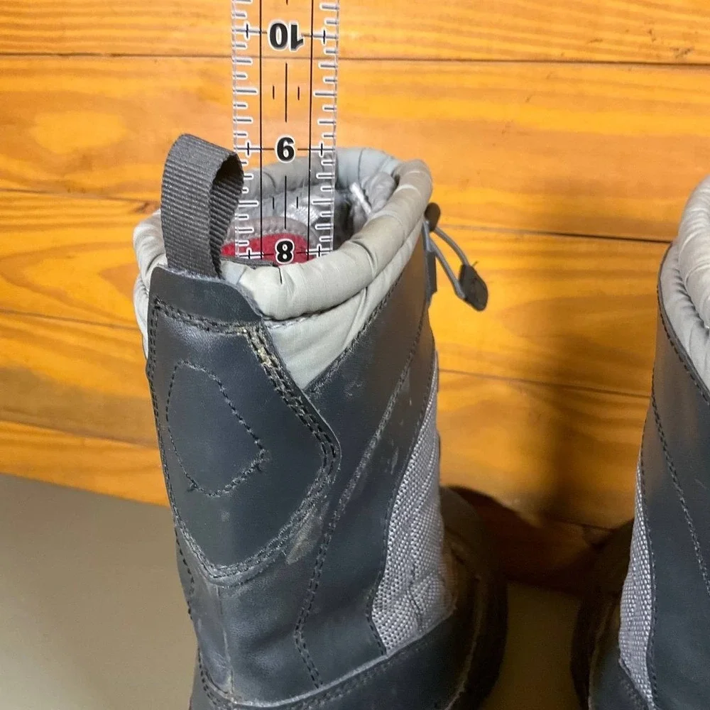 The‎ North Face Alpenglow  IV Waterproof Snow Boots Youth 7 Black Gray NF0A2T5P